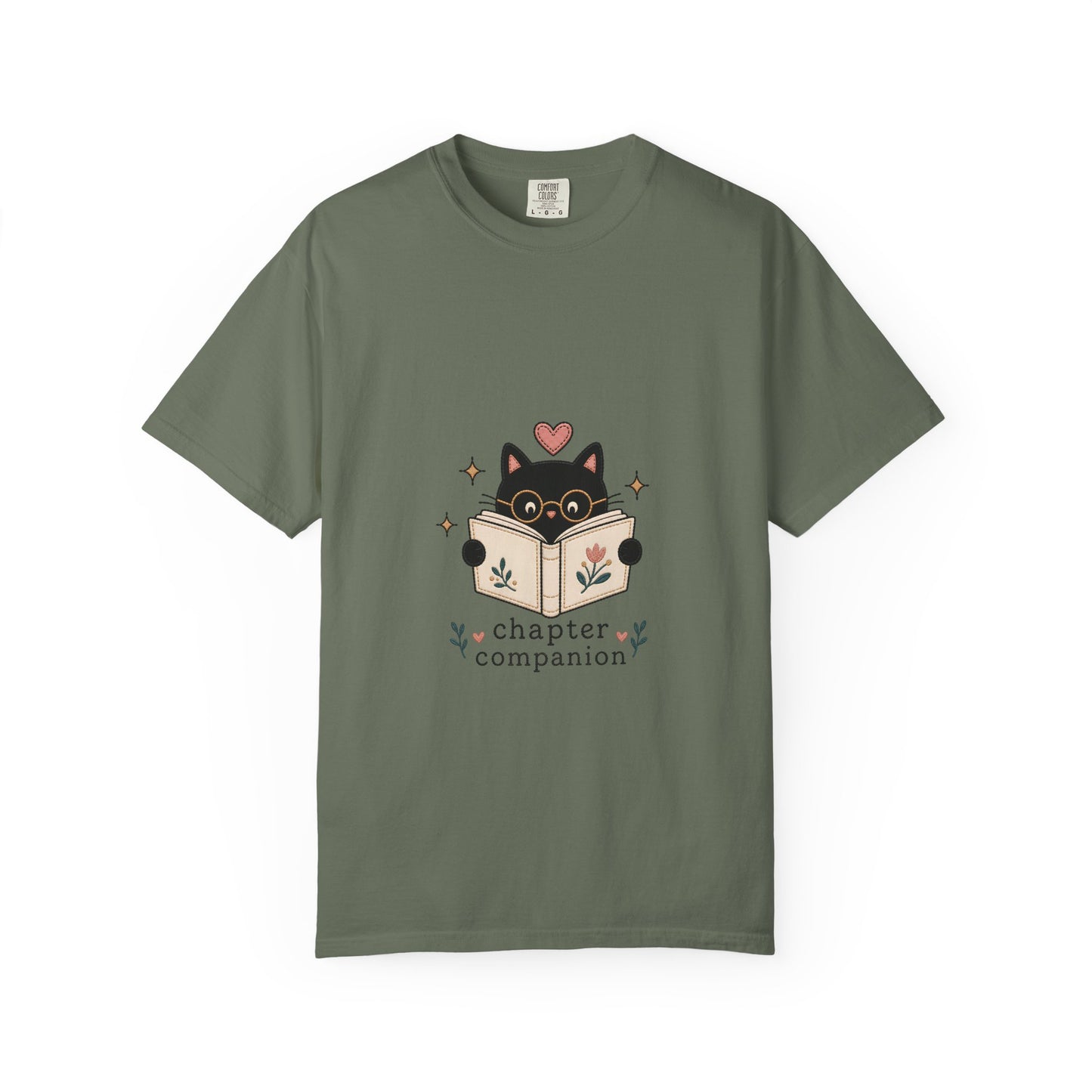 Chapter Companion – Cat Reading T-Shirt