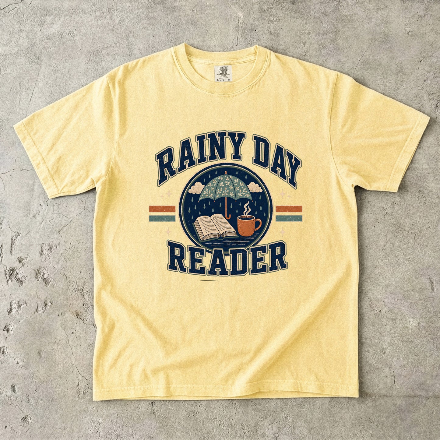 Rainy Day Reader – Cozy Reading T-Shirt