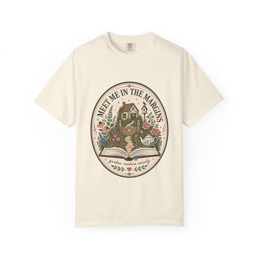 Meet Me in the Margins – Garden Reading T-Shirt