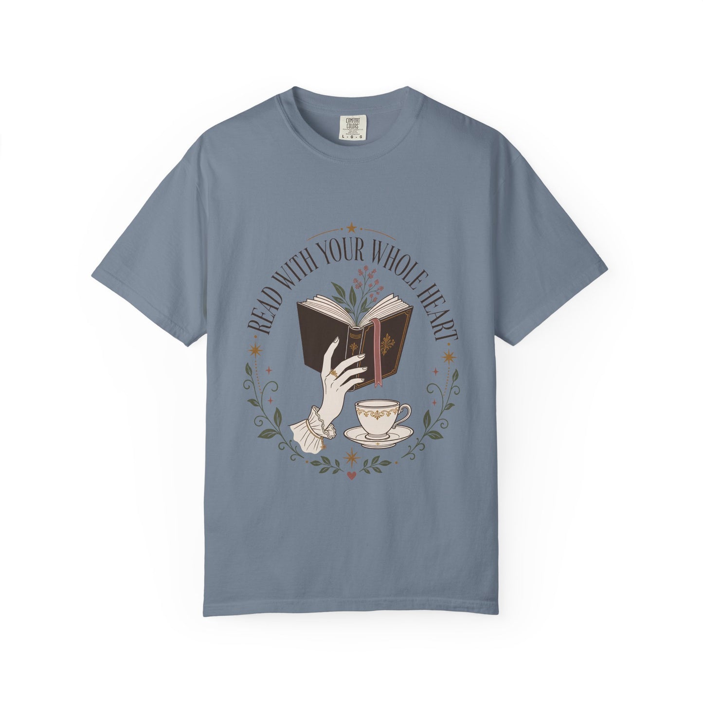 Read With Your Whole Heart – Book Lover T-Shirt
