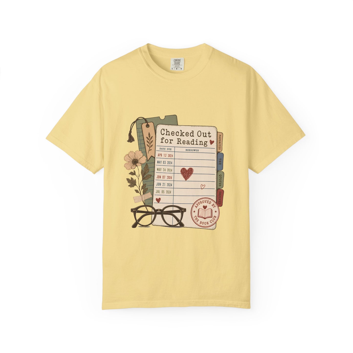 Checked Out for Reading – Library Card T-Shirt