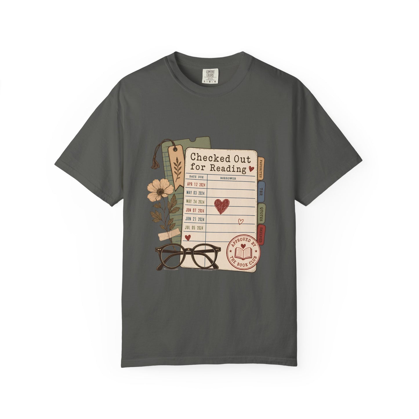 Checked Out for Reading – Library Card T-Shirt