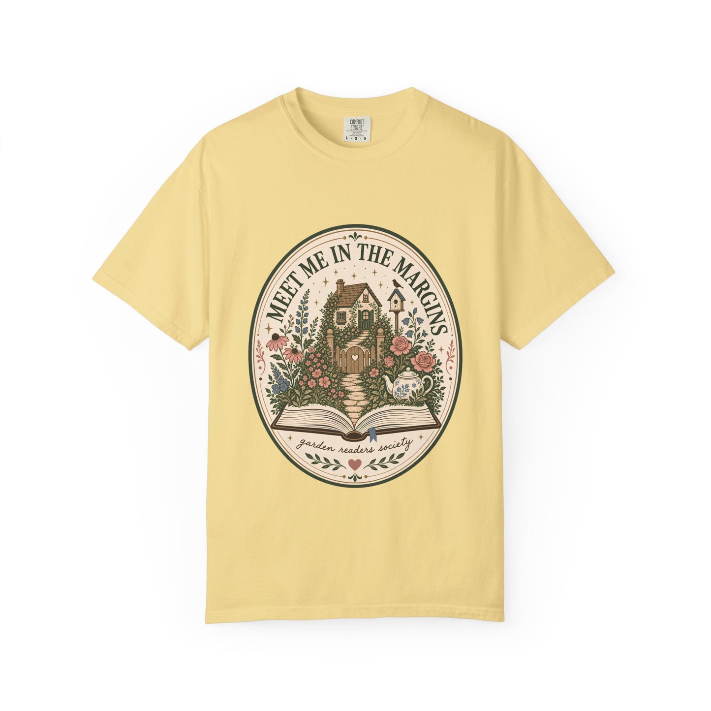Meet Me in the Margins – Garden Reading T-Shirt
