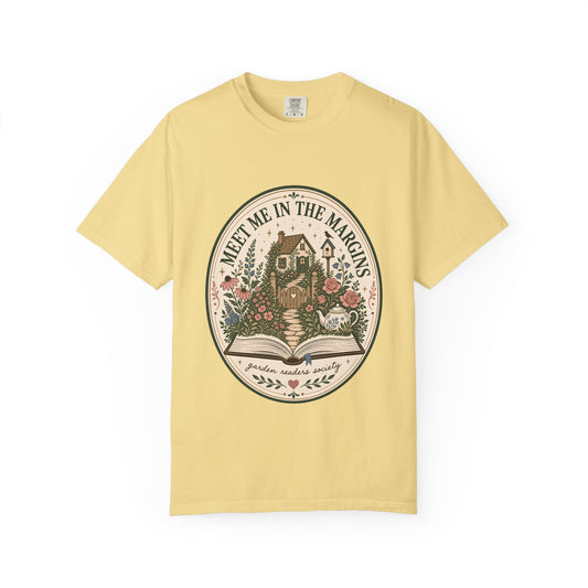 Meet Me in the Margins – Garden Reading T-Shirt