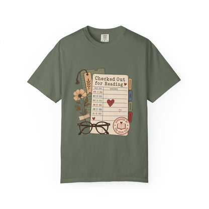 Checked Out for Reading – Library Card T-Shirt