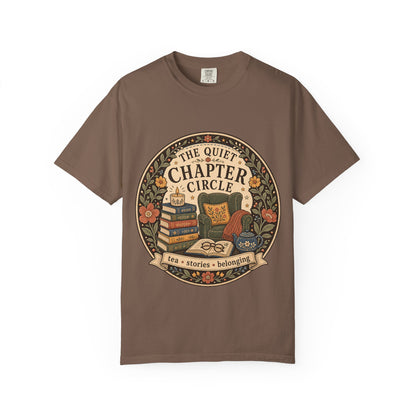 The Quiet Chapter Circle – Book Club T-Shirt