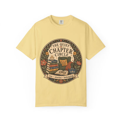The Quiet Chapter Circle – Book Club T-Shirt