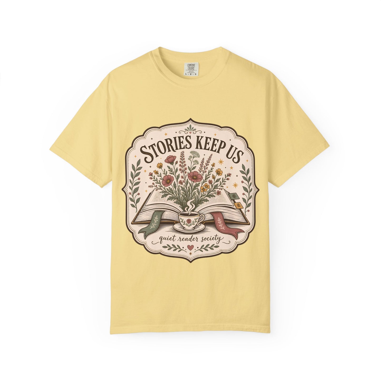 Stories Keep Us – Quiet Reader T-Shirt