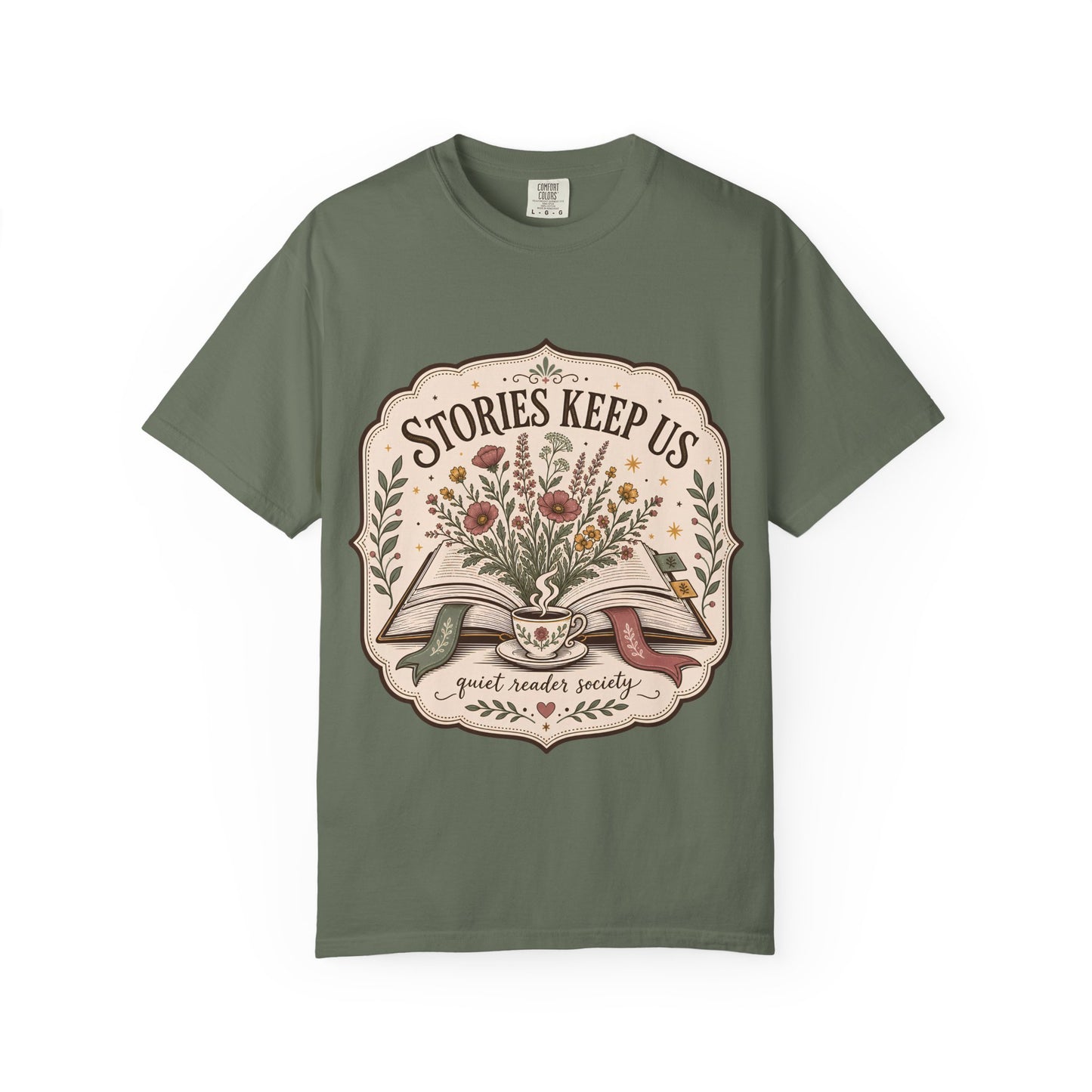 Stories Keep Us – Quiet Reader T-Shirt