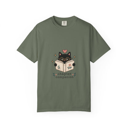 Chapter Companion – Cat Reading T-Shirt