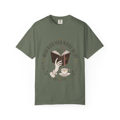 Read With Your Whole Heart – Book Lover T-Shirt