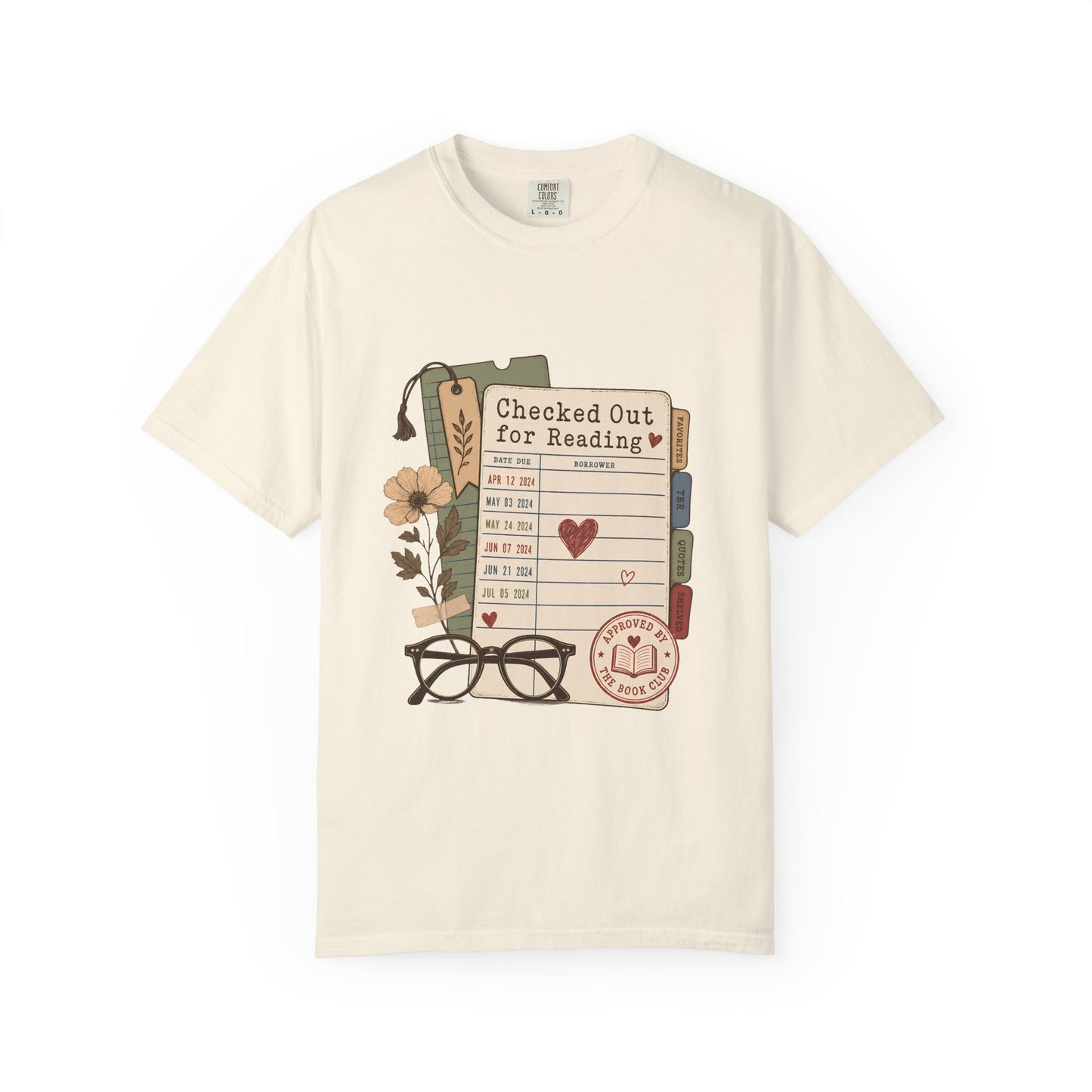 Checked Out for Reading – Library Card T-Shirt