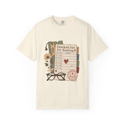 Checked Out for Reading – Library Card T-Shirt