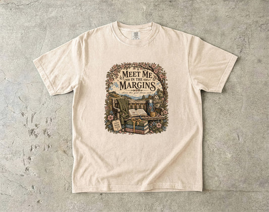 Meet Me in the Margins – Cozy Reading T-Shirt