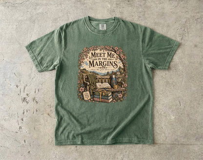 Meet Me in the Margins – Cozy Reading T-Shirt