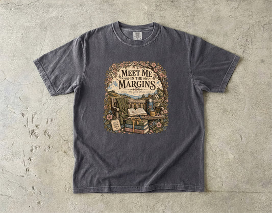 Meet Me in the Margins – Cozy Reading T-Shirt