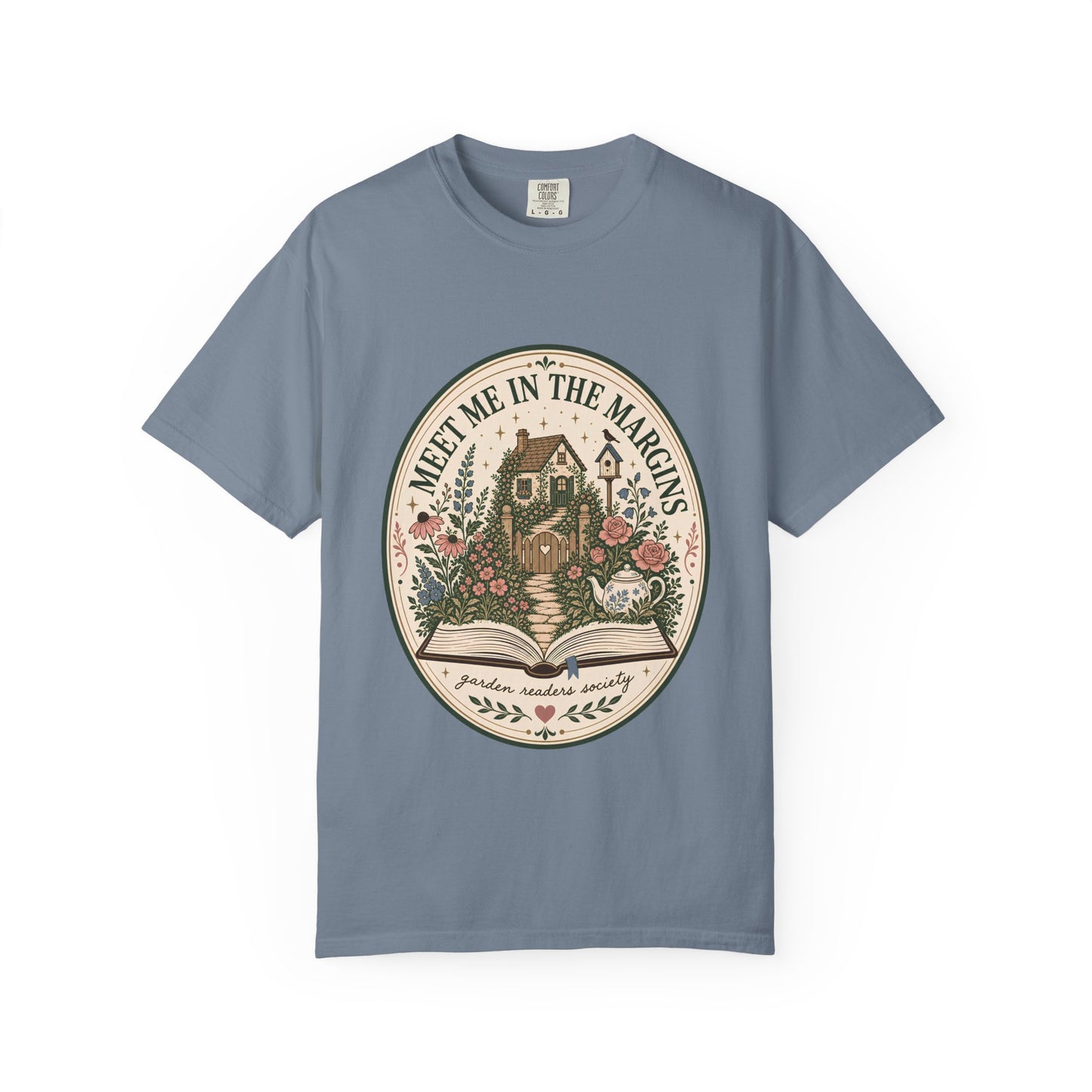 Meet Me in the Margins – Garden Reading T-Shirt