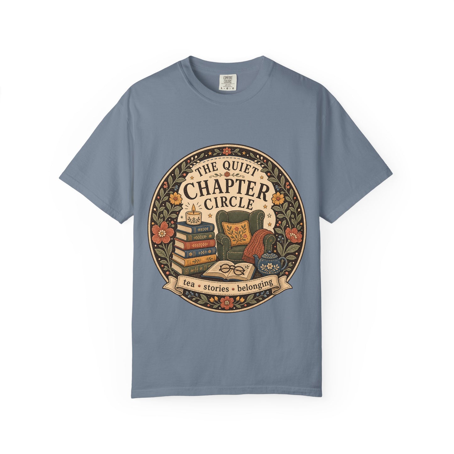 The Quiet Chapter Circle – Book Club T-Shirt