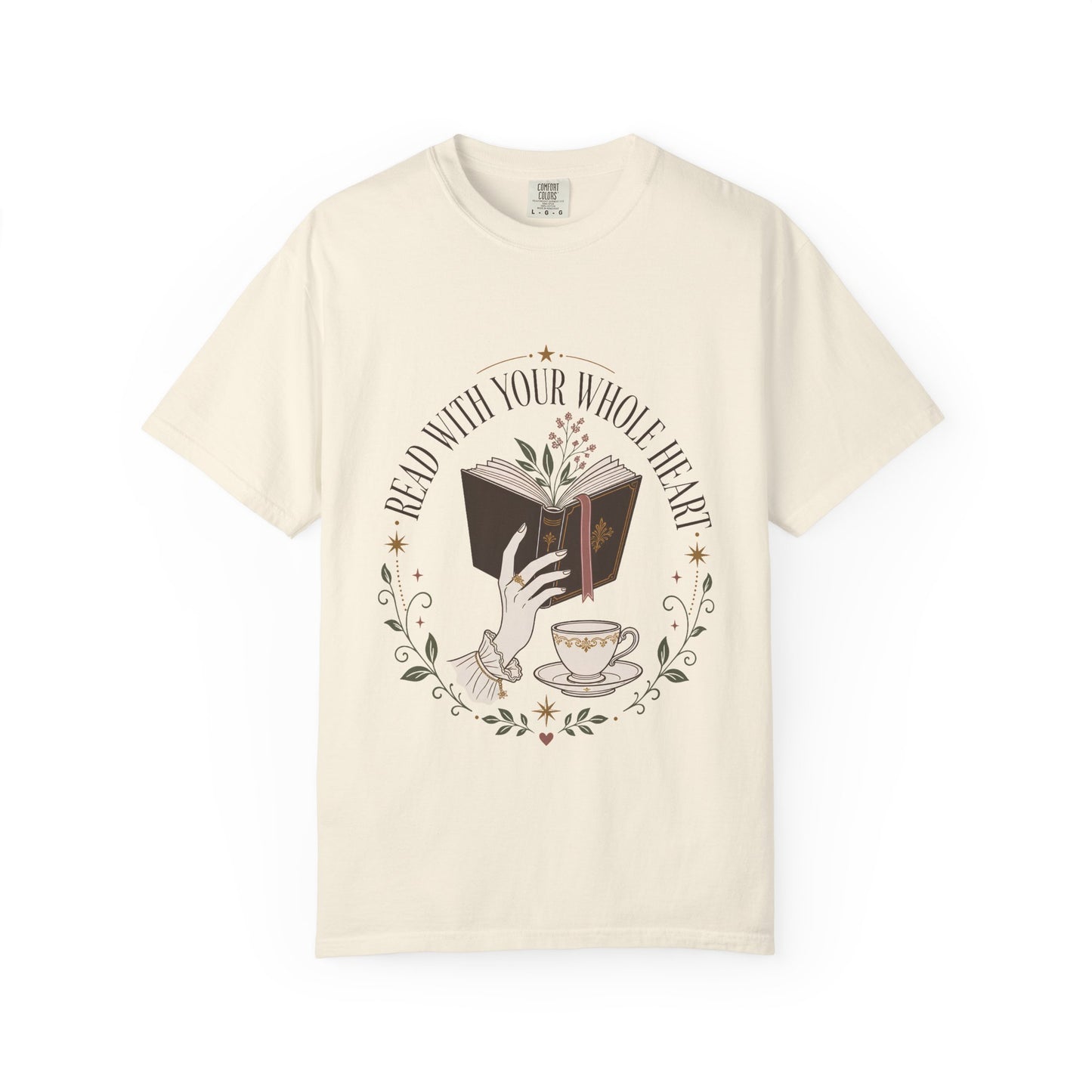 Read With Your Whole Heart – Book Lover T-Shirt