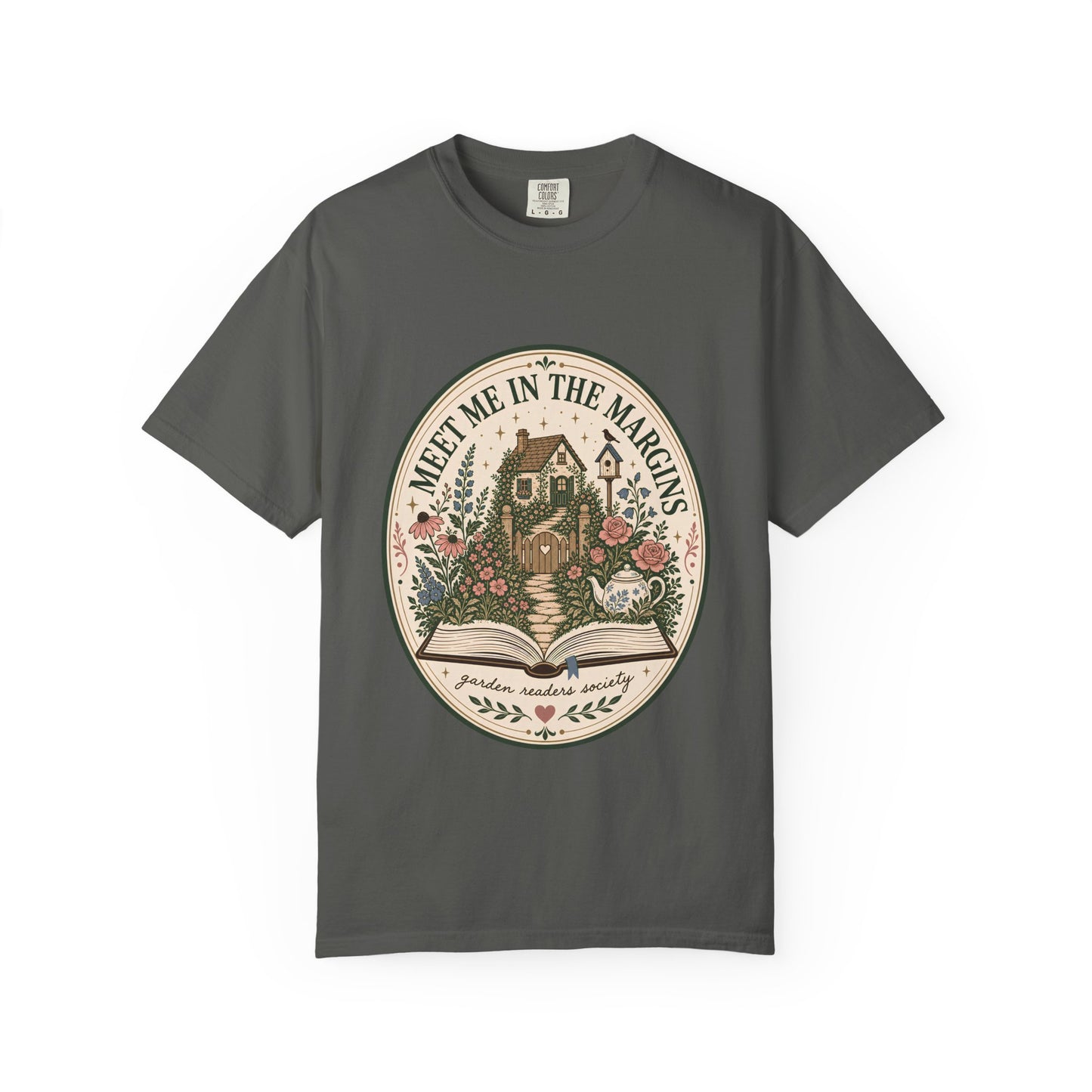 Meet Me in the Margins – Garden Reading T-Shirt