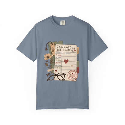 Checked Out for Reading – Library Card T-Shirt