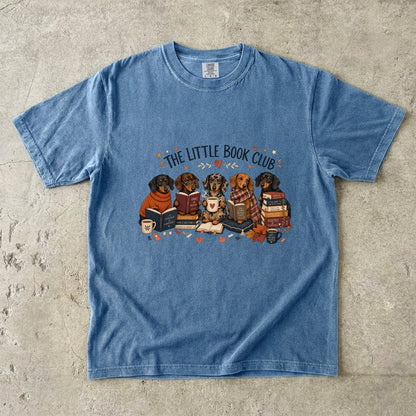 The Little Book Club – Dachshund Book Club T-Shirt