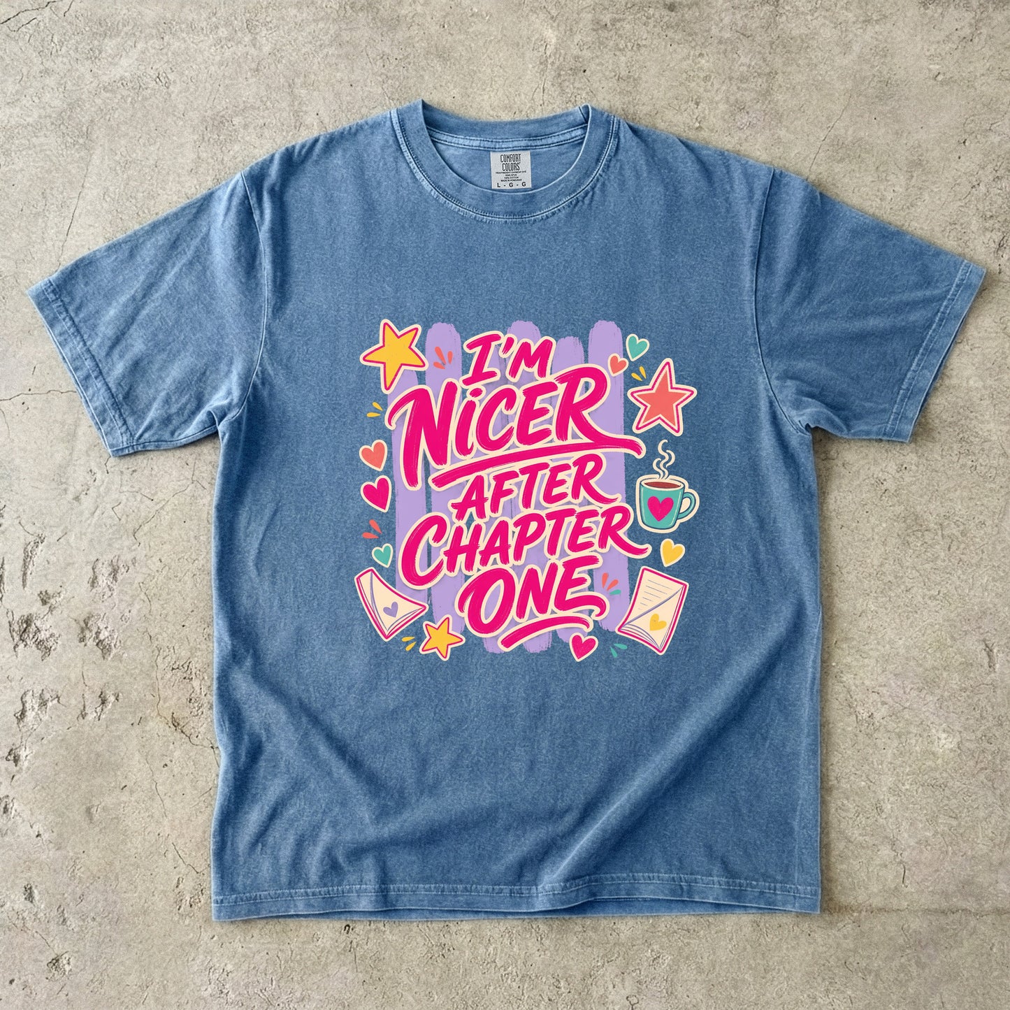I’m Nicer After Chapter One – Reading T-Shirt