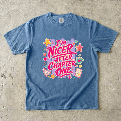 I’m Nicer After Chapter One – Reading T-Shirt
