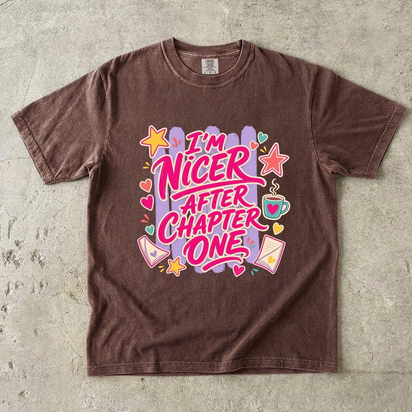 I’m Nicer After Chapter One – Reading T-Shirt