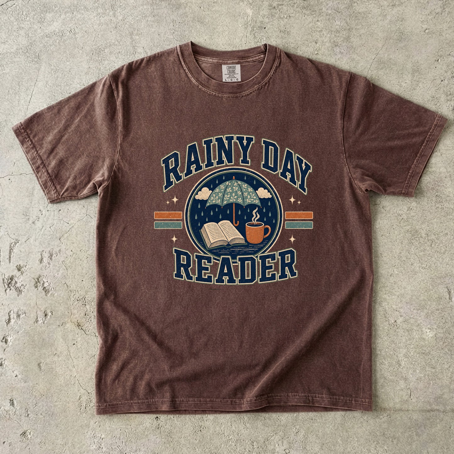 Rainy Day Reader – Cozy Reading T-Shirt