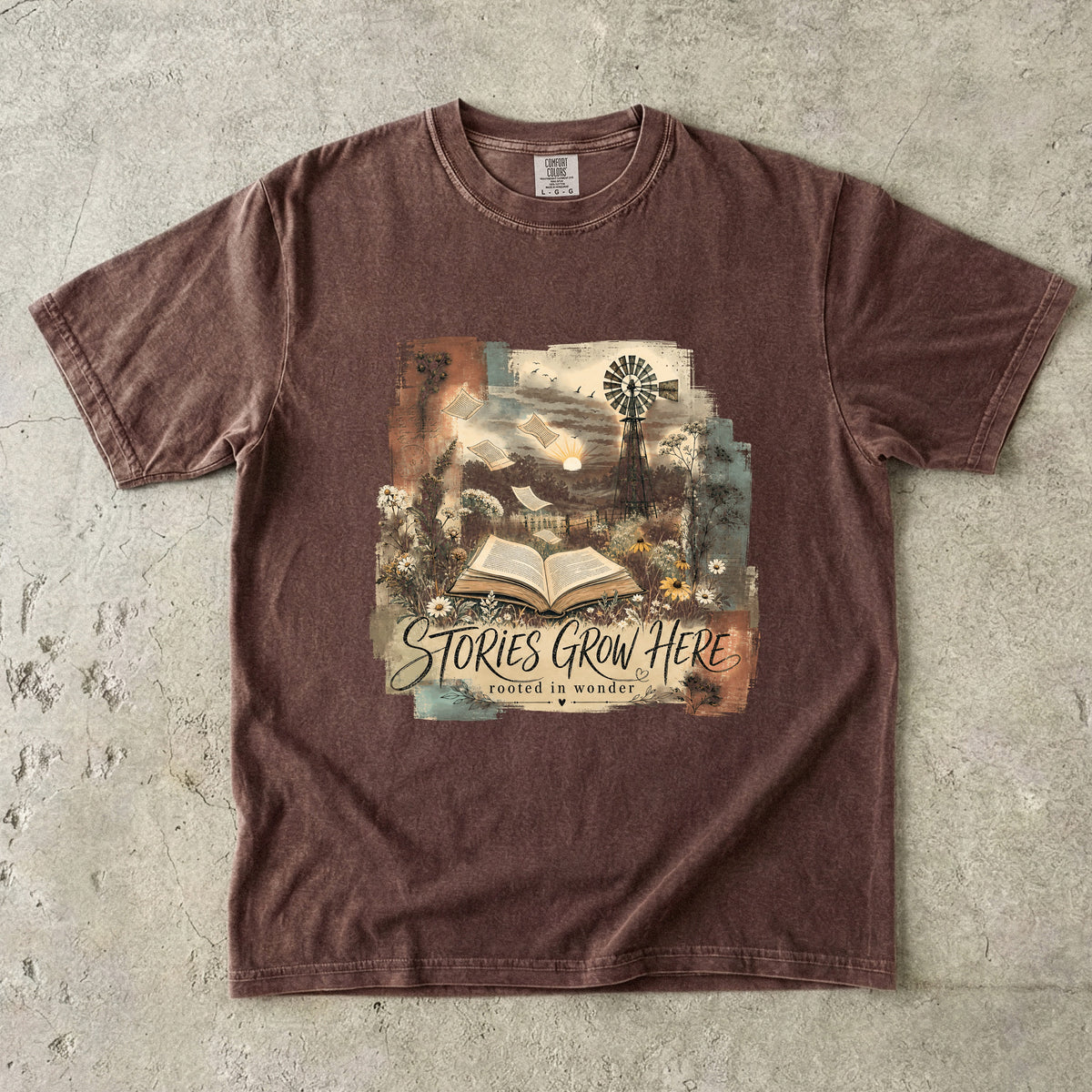 Stories Grow Here – Literary T-Shirt
