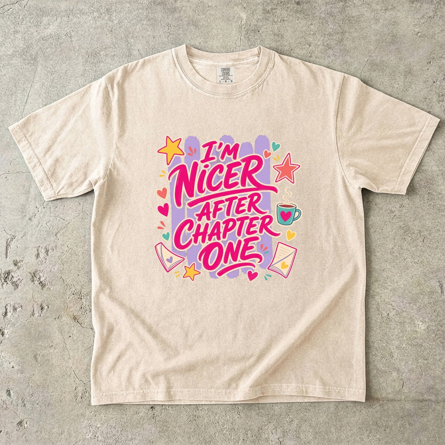 I’m Nicer After Chapter One – Reading T-Shirt
