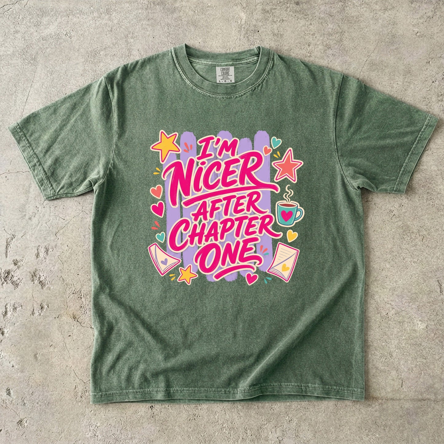 I’m Nicer After Chapter One – Reading T-Shirt