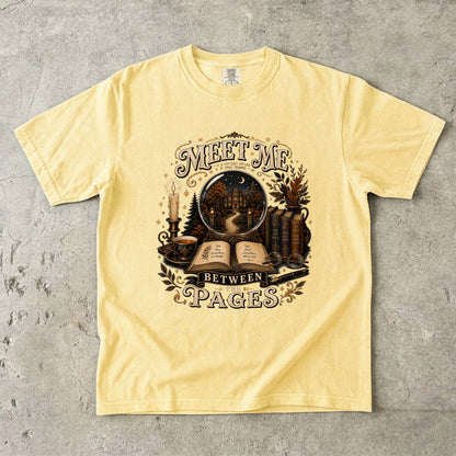 Meet Me Between the Pages – Literary T-Shirt